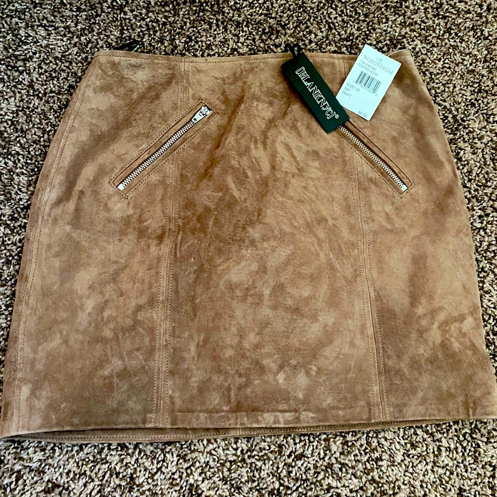 Blank NYC suede skirt